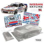 1/10 Nissan Skyline R32 GTR 190mm Reebok Decal Sheet by Team C SRP $96.7