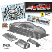 1/10 Ferrari F40, 190mm Marlboro Decal Sheet SRP $109.69 1/10 Ferrari F40, 190mm Marlboro Decal Sheet SRP $109.69