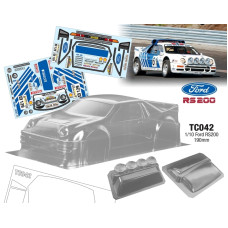 1/10 Ford RS200 Group B Rally, 190mm by Team C SRP $109.69 1/10 Ford RS200 Group B Rally, 190mm by Team C SRP $109.69
