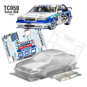 TC050 1/10 Volvo 850 BTCC 190mm Wide With 3D WING/MIRRORS SRP $116.18 TC050 1/10 Volvo 850 BTCC 190mm Wide With 3D WING/MIRRORS SRP $116.18
