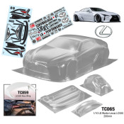 1/10 LB Works Lexus LC500, 200mm SRP $96.70
