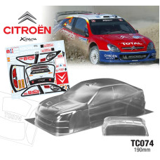 TC074 1/10 CITROEN XSARA WRC 190mm Wide SRP $96.70 TC074 1/10 CITROEN XSARA WRC 190mm Wide SRP $96.70
