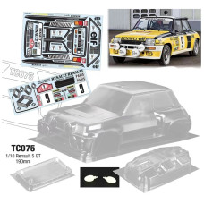 1/10 RENAULT 5 GT Group b Rally 190mm Elf Decal Sheet Team C SRP $96.70 1/10 RENAULT 5 GT Group b Rally 190mm Elf Decal Sheet Team C SRP $96.70