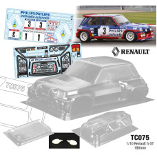 1/10 RENAULT 5 GT Group b Rally 190mm Philips Decal Sheet Team C SRP $96.70 1/10 RENAULT 5 GT Group b Rally 190mm Philips Decal Sheet Team C SRP $96.70