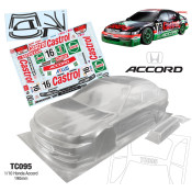 1/10 Honda Accord 190mm Castrol Decal Sheet by Team C SRP $96.7 1/10 Honda Accord 190mm Castrol Decal Sheet by Team C SRP $96.7