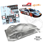 TC102 1/10 McLaren F1-GTR 200MM SRP $107.14 TC102 1/10 McLaren F1-GTR 200MM SRP $107.14