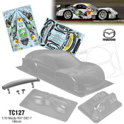 1/10 Mazda RX7 SGC-7 190mm WB 258mm With Rear Wing, Light Buckets and Mirrors M7 Decal Sheet SRP $107.86 1/10 Mazda RX7 SGC-7 190mm WB 258mm With Rear Wing, Light Buckets and Mirrors M7 Decal Sheet SRP $107.86