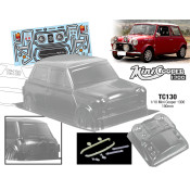 1/10 MINI COPPER 1300 190mm Clear Body SRP $106.69