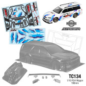 TC134 1/10 R34 Stagea Wagon 190mm Wide HKS Decal Sheet by Team C SRP $107.86