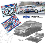 1/10 Ford Sierra RS500 Cosworth 190mm Mobil Decal Sheet SRP $94.46 1/10 Ford Sierra RS500 Cosworth 190mm Mobil Decal Sheet SRP $94.46