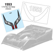 1/10 Pan Car Body 235mm 1553 by Team C SRP $94.12
