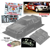 TC164 1/10 Toyota TA64 Celica (190mm) Belga Decla Sheet by Team C SRP $120.63 TC164 1/10 Toyota TA64 Celica (190mm) Belga Decla Sheet by Team C SRP $120.63