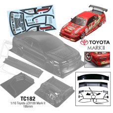 1/10 Toyota JZX100 Mark II, 195mm by Team C SRP $139.78 1/10 Toyota JZX100 Mark II, 195mm by Team C SRP $139.78