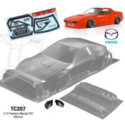 TC207 1/10 Pandem Mazda RX7, FC, Series 4, 200mm SRP $120.63 TC207 1/10 Pandem Mazda RX7, FC, Series 4, 200mm SRP $120.63