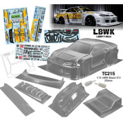 TC215 1/10 LBWK Nissan S15, 200mm by Team C SRP $118.99 TC215 1/10 LBWK Nissan S15, 200mm by Team C SRP $118.99