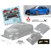 TC310 1/10 Lancer Evcolution X, 195mm Wide SRP $107.14 TC310 1/10 Lancer Evcolution X, 195mm Wide SRP $107.14