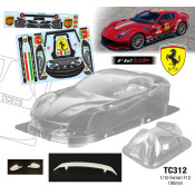 1/10 Ferrari F12, 190mm by Team C SRP $96.7 1/10 Ferrari F12, 190mm by Team C SRP $96.7