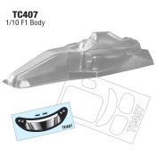 1/10 F1 BODY, 0.6MM by Team C SRP $68.15 1/10 F1 BODY, 0.6MM by Team C SRP $68.15
