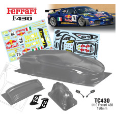 1/10 Ferrari 430 190mm Wide by Team C SRP $95.10 1/10 Ferrari 430 190mm Wide by Team C SRP $95.10
