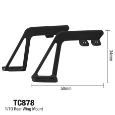 1/10 REAR WING MOUNT (34 X 50MM) by Team C SRP $24.89 1/10 REAR WING MOUNT (34 X 50MM) by Team C SRP $24.89