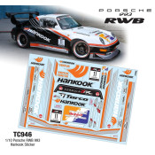 1/10 PORSCHE RWB 993 HANKOOK STICKER (A4)  by Team C SRP $28.08