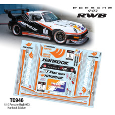1/10 PORSCHE RWB 993 HANKOOK STICKER (A4) by Team C SRP $28.08 1/10 PORSCHE RWB 993 HANKOOK STICKER (A4) by Team C SRP $28.08