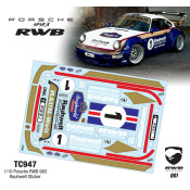 1/10 PORSCHE RWB 993 RAUHWELT STICKER (A4)  by Team C SRP $28.08