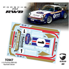 1/10 PORSCHE RWB 993 RAUHWELT STICKER (A4) by Team C SRP $28.08 1/10 PORSCHE RWB 993 RAUHWELT STICKER (A4) by Team C SRP $28.08
