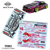 1/10 SILVIA S13 STICKER by Team C SRP $37.66 1/10 SILVIA S13 STICKER by Team C SRP $37.66