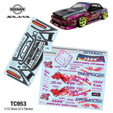 1/10 SILVIA S13 STICKER by Team C SRP $37.66 1/10 SILVIA S13 STICKER by Team C SRP $37.66