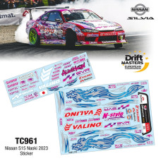 1/10 NISSAN S15 STICKER (NAOKI-2023) by Team C SRP $37.66 1/10 NISSAN S15 STICKER (NAOKI-2023) by Team C SRP $37.66