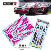 1/10 R32 1087X ECHO GAO STICKER  by Team C SRP $37.66