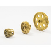 17 Tooth 48 Pitch Light Weight Pinion Gold by Trinity SRP $25.70 17 Tooth 48 Pitch Light Weight Pinion Gold by Trinity SRP $25.70