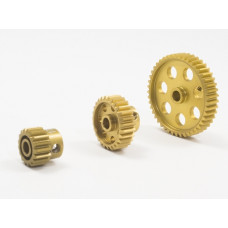 17 Tooth 48 Pitch Light Weight Pinion Gold by Trinity SRP $25.70 17 Tooth 48 Pitch Light Weight Pinion Gold by Trinity SRP $25.70