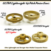 65T Thin Cut Ultra Light Weight 64P Pinion by Trinity SRP $25.70 65T Thin Cut Ultra Light Weight 64P Pinion by Trinity SRP $25.70