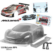 1/8 GT 360mm Long Chassis McLaren MP4 GT3 by Team C SRP $201.2 1/8 GT 360mm Long Chassis McLaren MP4 GT3 by Team C SRP $201.2