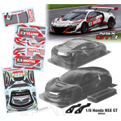 1/8 GT 360mm Long Chassis HONDA NSX GT3 by Team C SRP $201.2 1/8 GT 360mm Long Chassis HONDA NSX GT3 by Team C SRP $201.2
