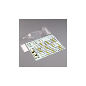 Ultra Lightweight Body & Wing, Clear: 22 5.0 by TLR