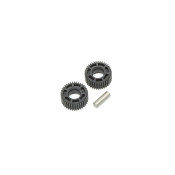 Idler Gear & Shaft, Laydown: 22 4.0 by TLR Idler Gear & Shaft, Laydown: 22 4.0 by TLR