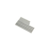 Hinge Pin Set, Polished: 22X-4 by TLR Hinge Pin Set, Polished: 22X-4 by TLR