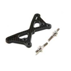 Carbon Front Tower +2mm w/Ti Standoffs: 22 5.0 by TLR SRP $52.56