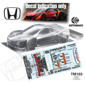 1/10 Mini Honda NSX WB 210MM Autobacs Decal Sheet by Team C SRP $96.7