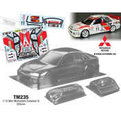 1/10 Mini Mitsubishi Lancer Evolution III, 225mm by Team C SRP $81.13