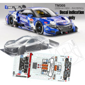 1/10 MINI Honda NSX BODY Raybrig Decal Sheet by Team C SRP $96.7