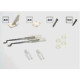 Pushrods w/Clevis & Horns T1400 Electric Glider