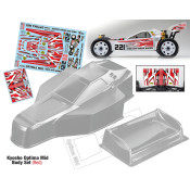 Kyosho Optima Mid Body Set (Red Decal Set) by Team C SRP $88.11