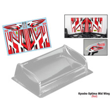 Kyosho Optima Mid Wing (Red Decal Set) by Team C SRP $31.07 Kyosho Optima Mid Wing (Red Decal Set) by Team C SRP $31.07
