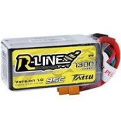 Tattu RL 1300mAh 4S 95C Lipo Battery With XT60 Plug 76x35x30mm 164g SRP $87.74