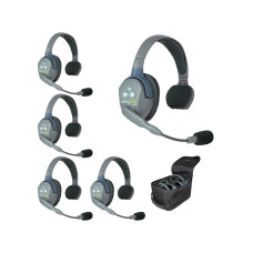 UltraLITE 5 person system w/ 5 Single Headsets, batteries, charger & case by Eartec SRP $2149.49 UltraLITE 5 person system w/ 5 Single Headsets, batteries, charger & case by Eartec SRP $2149.49