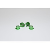 Green M4 Aluminum Knurled And Flanged Locknut By Vision Racing SRP $11.85